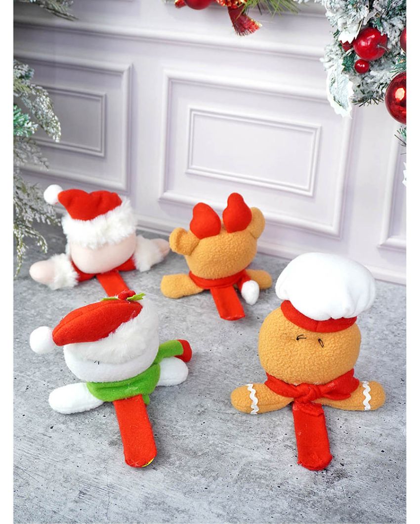 Santa, Snowman, Gingerbread Man & Reindeer Christmas Hairbands | Set of 4