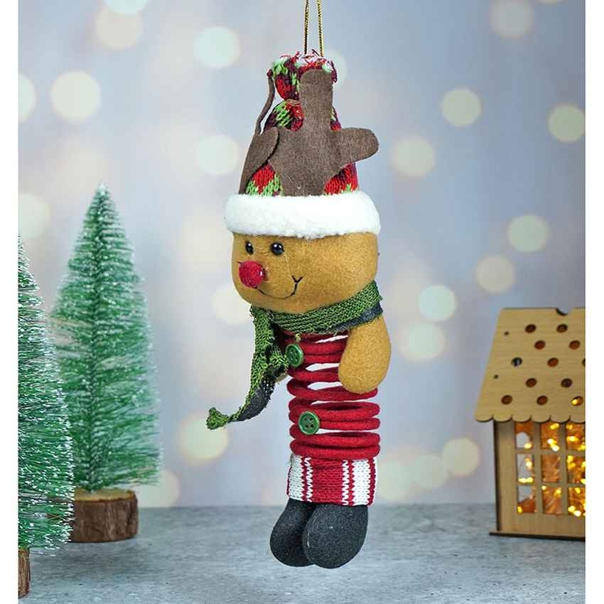 Reindeer Christmas Tree Ornaments Combo | Set of 5 | 4 x 3 x 5 inches