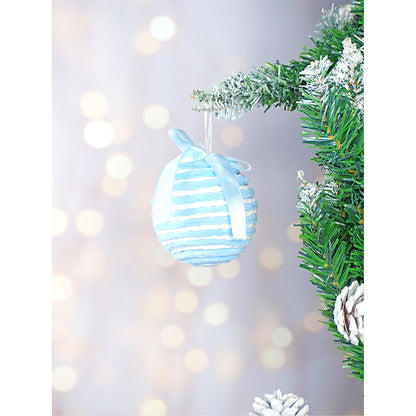 Pastel Blue Double Candy Land Themed Tree Ornaments Christmas Decoration | Pack of 6 | 5 x 5 inches