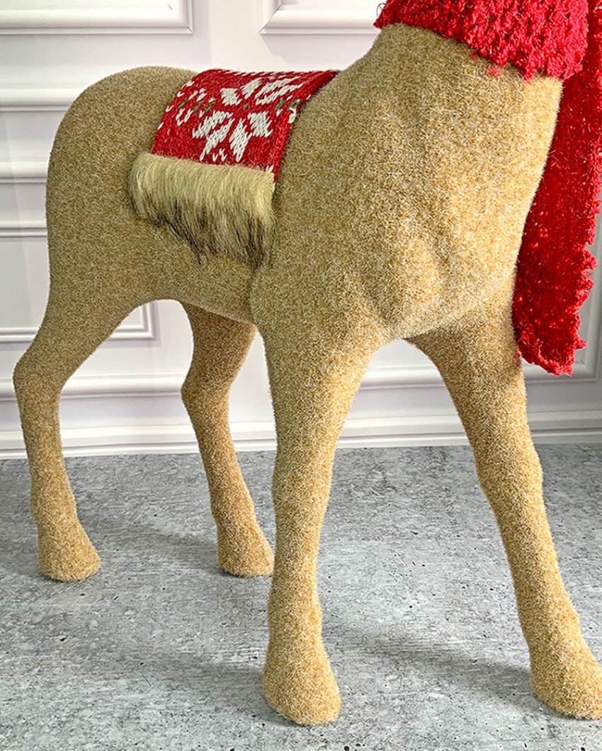 Adorable Brown Deer For Christmas Decoration