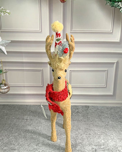 Adorable Brown Deer For Christmas Decoration