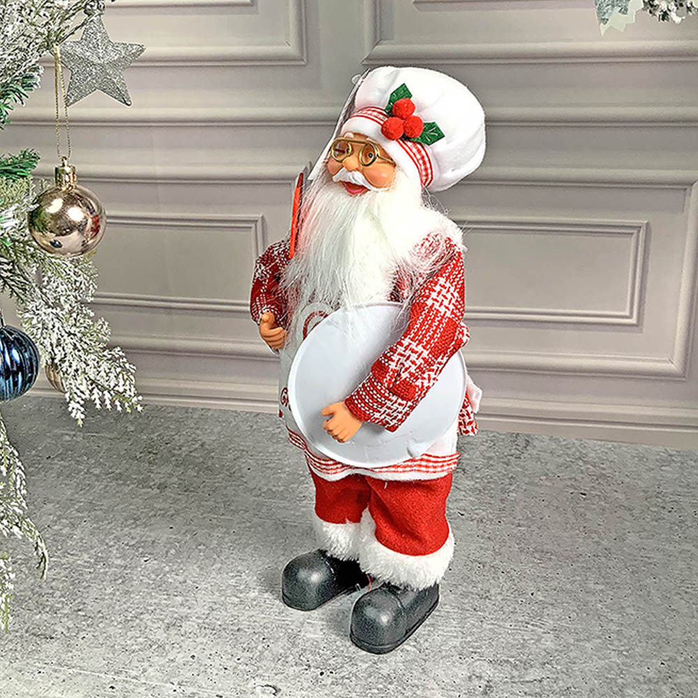 Big Master Chef Santa Claus Self Standing Table Christmas Decoration | 5 x 20 inches