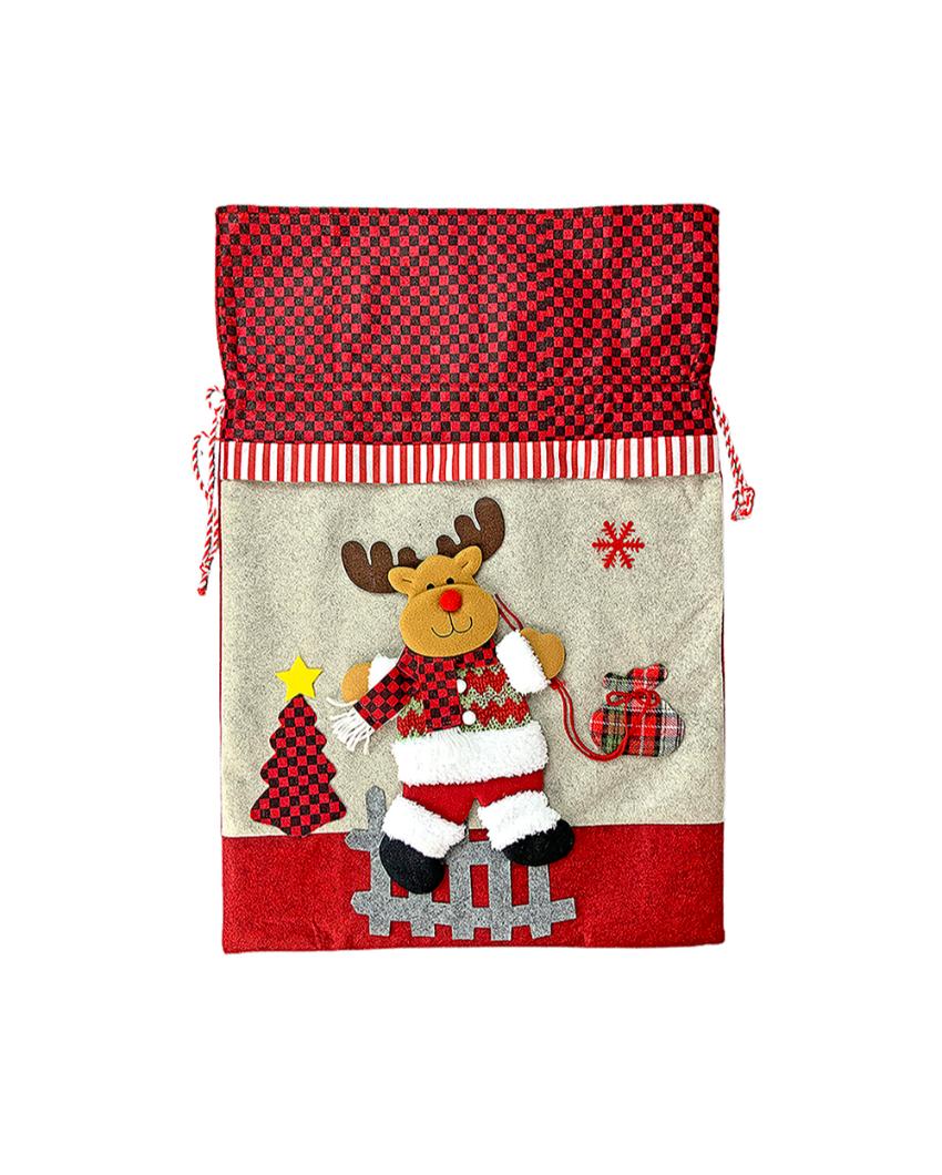 Reindeer Wristband, Hairbands & Christmas Sacks | Pack of 3