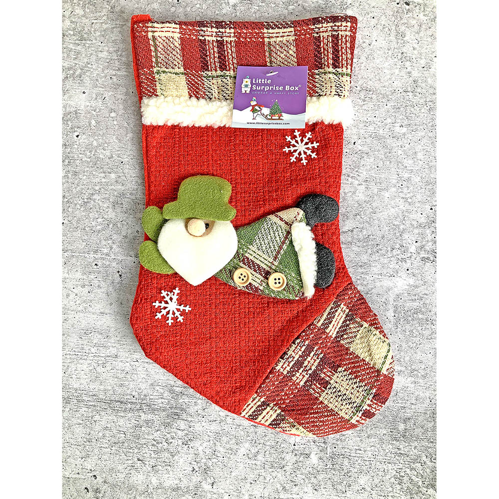 Flying Santa Stockings Christmas Decoration | 9 x 12 inches