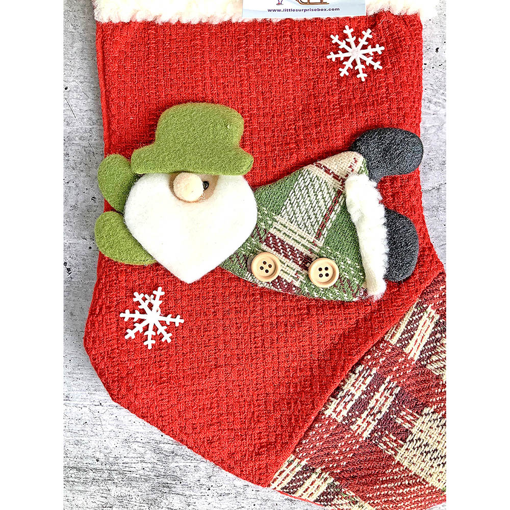 Flying Santa Stockings Christmas Decoration | 9 x 12 inches