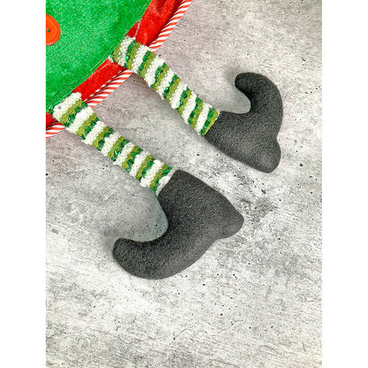 Velvet Glitter Snowman Stockings Christmas Decoration | 11 x 17 inches