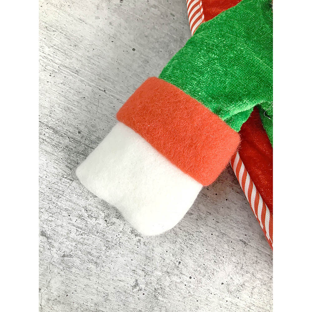 Velvet Glitter Snowman Stockings Christmas Decoration | 11 x 17 inches