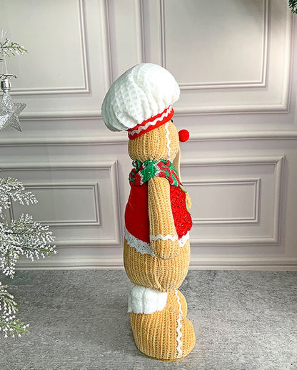 Spoon Gingerbread Self Standing Man Christmas Table Decor | 6 x 5 x 15 inches