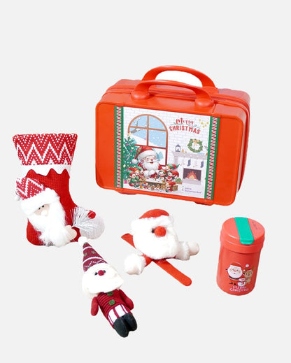 Christmas Suitcase Gift Hamper Set For Secret Santa | Pack Of 5