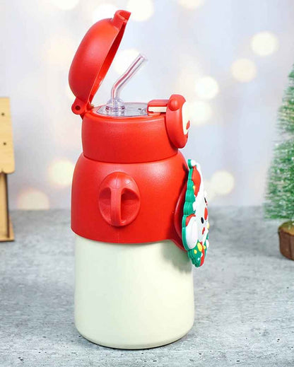 Festive Mouse Stainless Steel Water Bottle Container | 4 x 8 inches | 500 ml