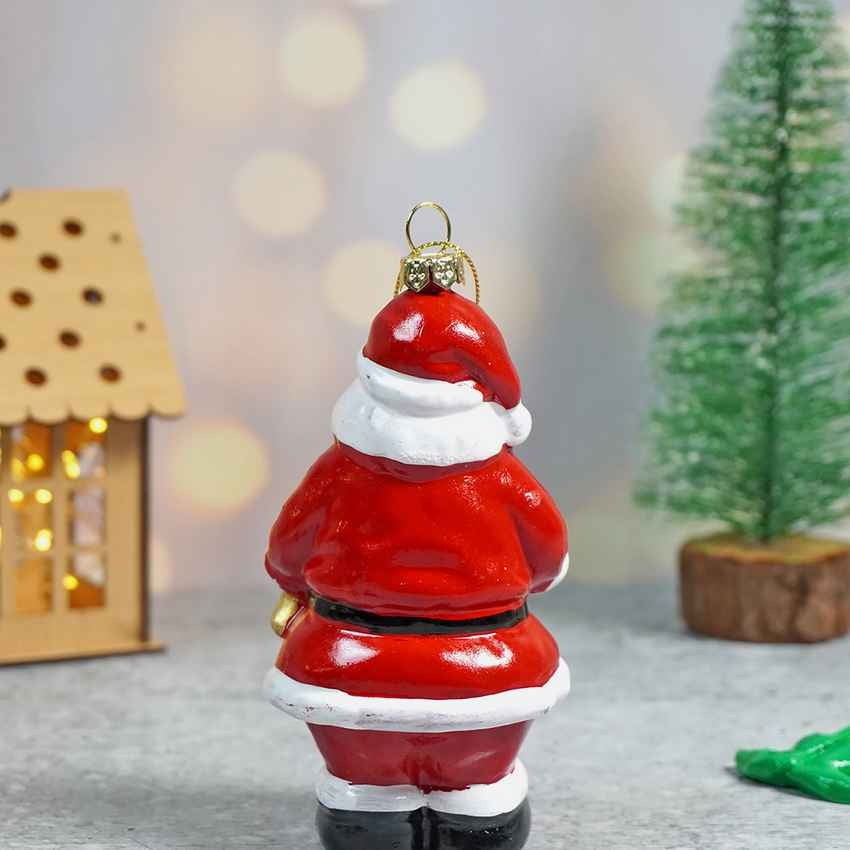 Cute Standing Santa Claus Christmas Tree Ornament Decoration | 3 x 5 inches