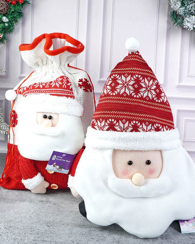 Santa Pillow & Christmas Sack Gift | Pack of 2