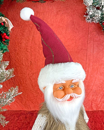 Santa Self Standing Christmas Décor | 12 x 12 x 24 inches