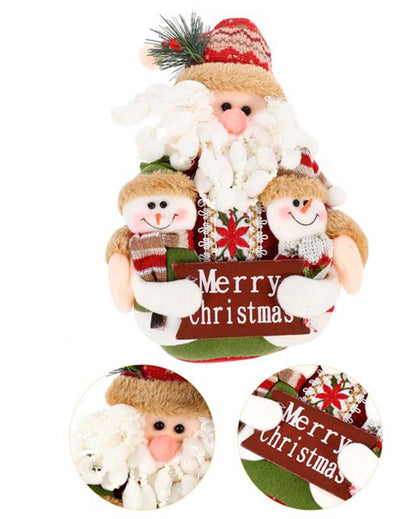 Playful Big Belly Santa Trio Table Decorative | 6 x 13 inches