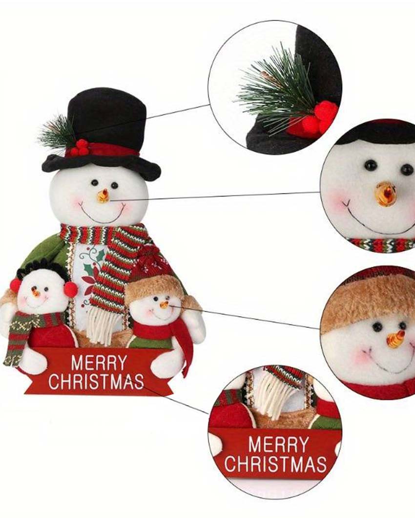 Joyful Big Belly Snowman Trio Table Decorative | 6 x 13 inches