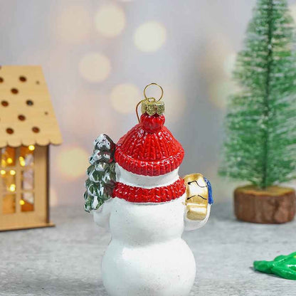 Cute Standing Snowman Christmas Tree Ornament Decoration | 3 x 5 inches