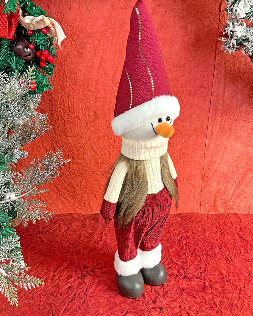 Snowman Self Standing Christmas Décor | 12 x 12 x 24 Inches