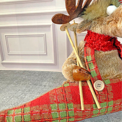 Split Reindeer Table Christmas Decoration | 25 x 16 inches