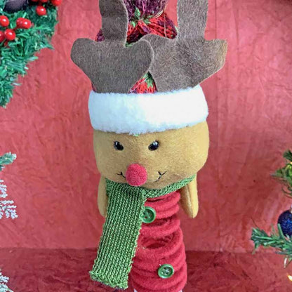 Spring Rudolf Reindeer Christmas Tree Ornament and Feature Decoration | 3 x 5 inches