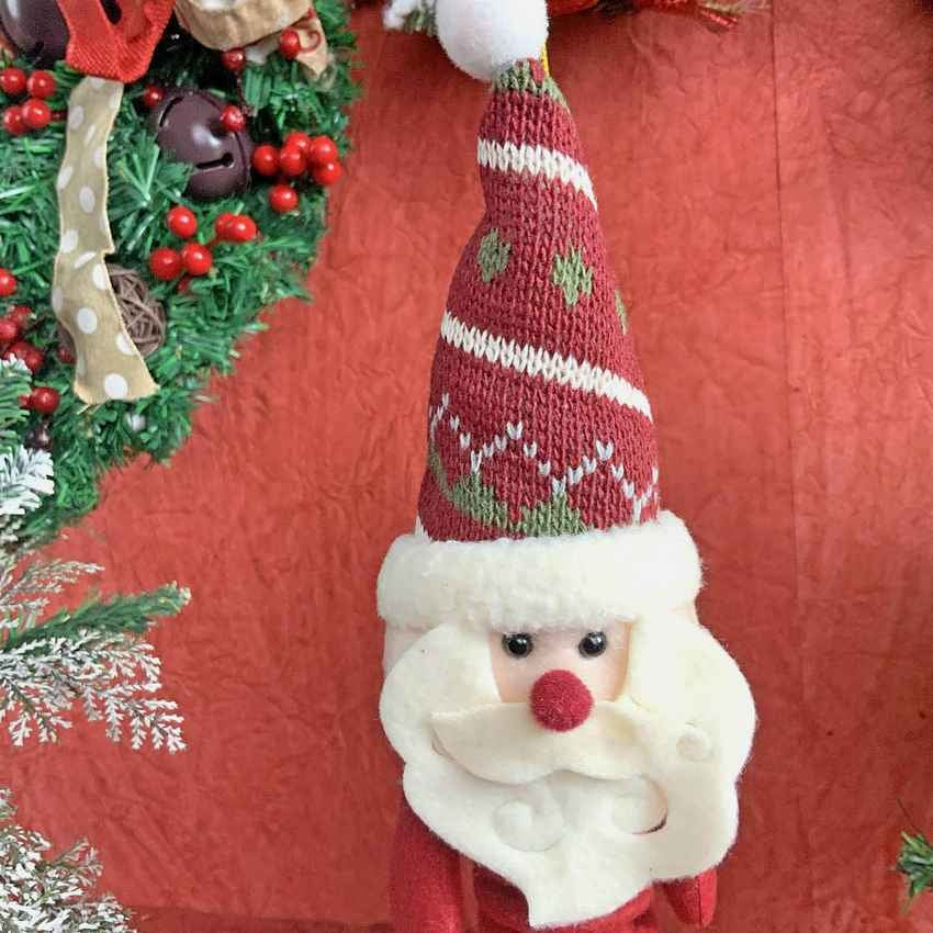 Spring Santa Christmas Tree Ornament and Feature Decoration | 3 x 5 inches