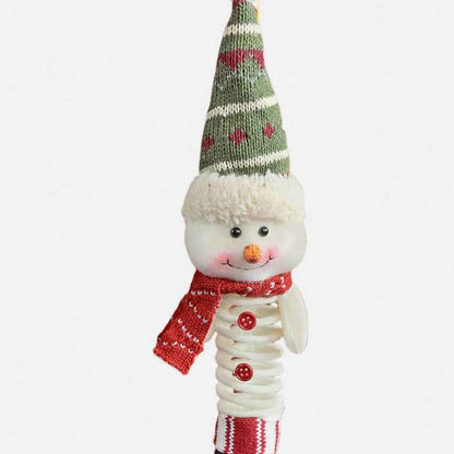 Spring Snowman Christmas Tree Ornament and Feature Decoration | 3 x 5 inches