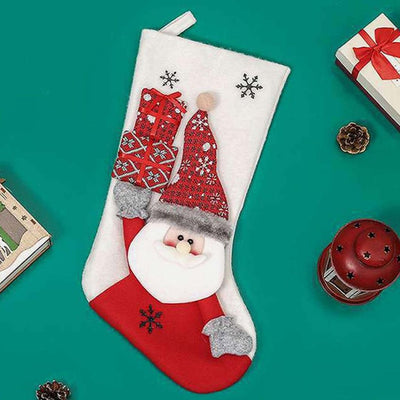 Classic Santa Christmas Stocking | 22 x 10 x 5 inches