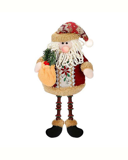 Whimsical Santa Hanging Legs Table Decorative | 6 x 13 inches