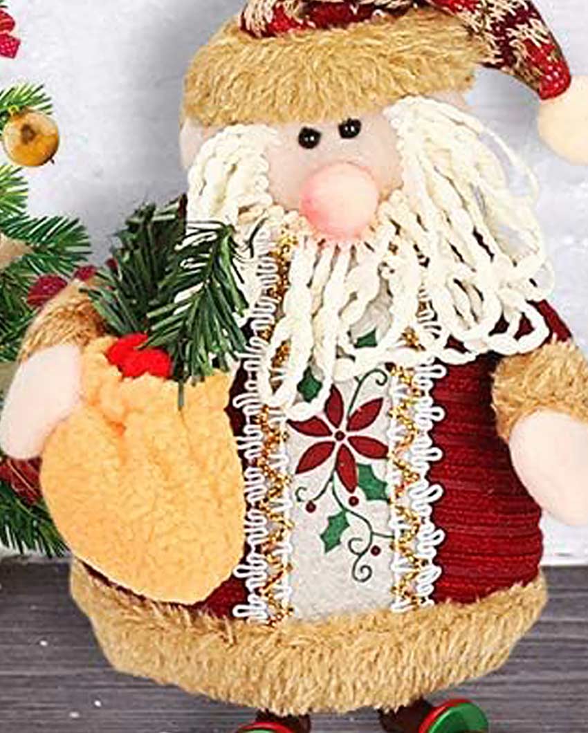 Whimsical Santa Hanging Legs Table Decorative | 6 x 13 inches