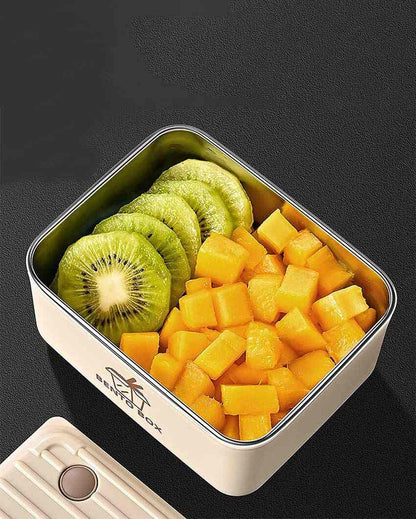 Sophisticated Stainless Steel Lunch Box Container Set With Insulated Matching Lunch Bag | 3 Pieces