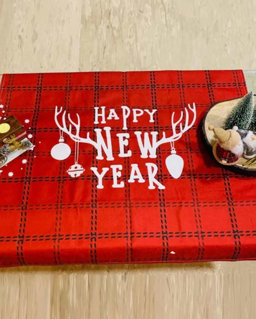 Joyful Christmas Table Mat | 33 inches