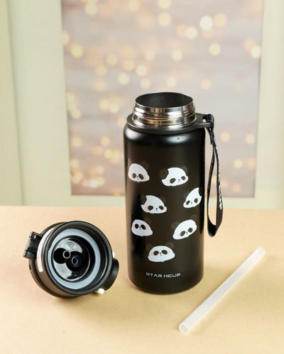 3D Panda Stainless Steel Kids Water Bottle | 7 x 4 inches | 550ml