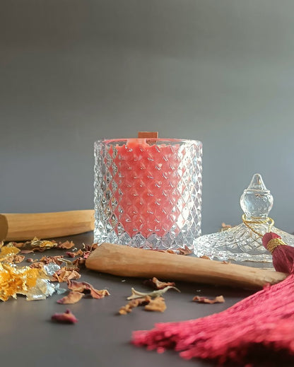 Bakhoor Rose Luminescence Jar Candle | 3 x 3 inches