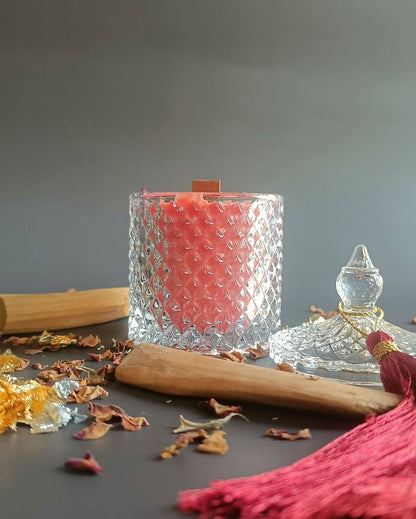 Bakhoor Rose Luminescence Jar Candle | 3 x 3 inches