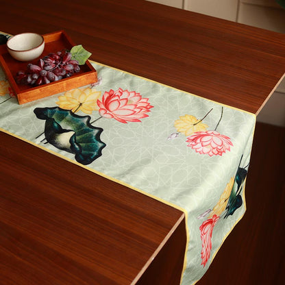 Lattice Lotus Table Runner |  58x13 Inches, 72x13 Inches