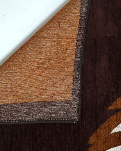 Aquari Luxurious Velvet Touch Designer Carpet Brown