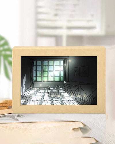 Living Led Photo Frame Wall Art Lamp