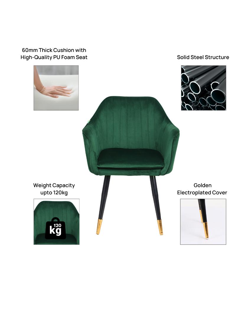 Versatile Accent Velvet Arm Chair | 24 x 23 x 33 inches