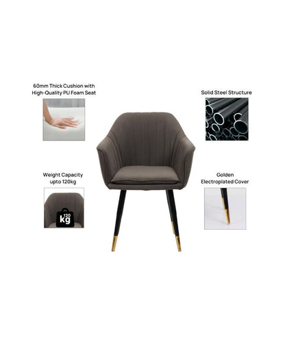 Versatile Accent Velvet Arm Chair | 24 x 23 x 33 inches