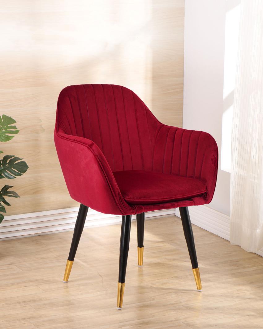 Versatile Accent Velvet Arm Chair | 24 x 23 x 33 inches