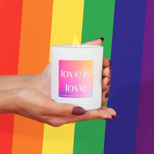 Love is Love Scented Candles Gift | Single | 2.5 x 3.2 inches