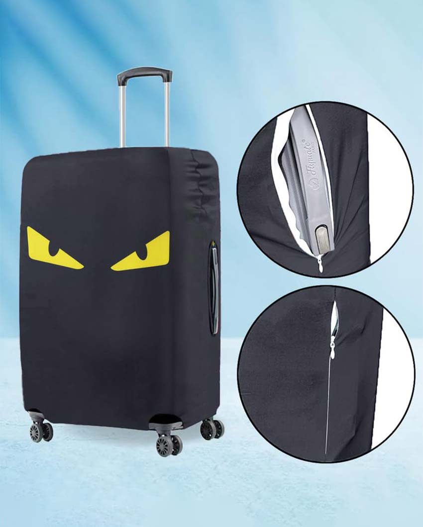 Only Luggage Cover | Cat Eye Washable Dust & Anti-Scratch Proof Suitcase Protector Trolley Cover | 20 x 16 x 8 inches