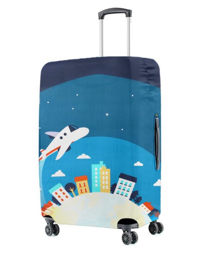 Only Luggage Cover | Plane Washable Dust & Anti-Scratch Proof Suitcase Protector Trolley Cover |  20 x 16 x 8 inches