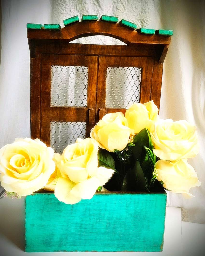 Window Wooden Flower Pot