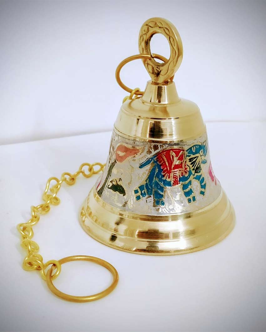 White Pooja Alumium Bell