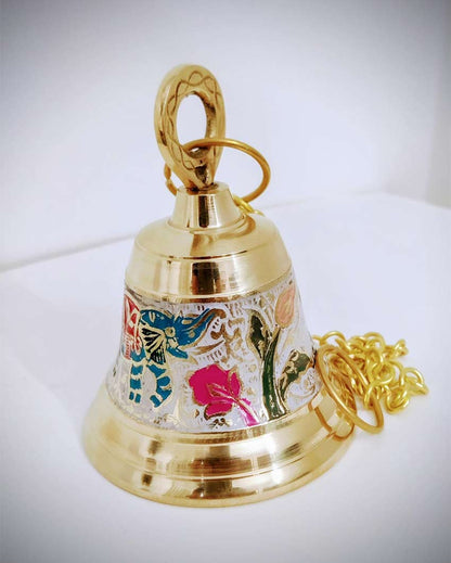 White Pooja Alumium Bell