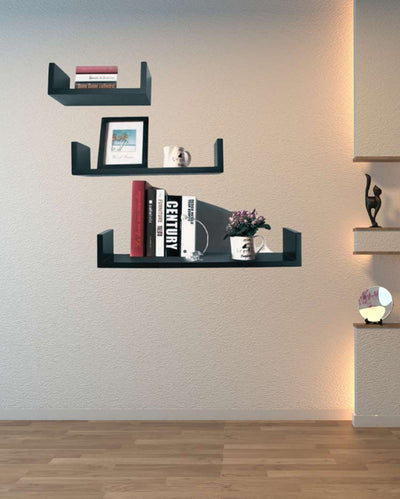 Classic MDF Wall Shelf | Set of 3