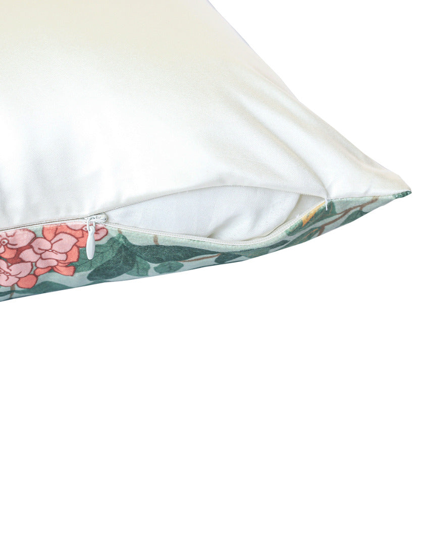 Madhumalati Velvet Cushion Covers | 16 x 16 inches