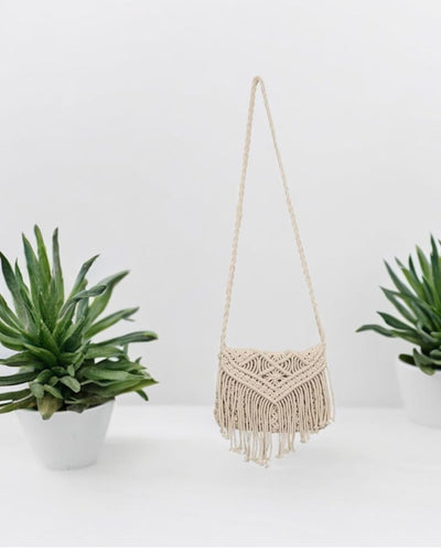 Stylish Macrame Sling Bag | 10 x 10 Inches