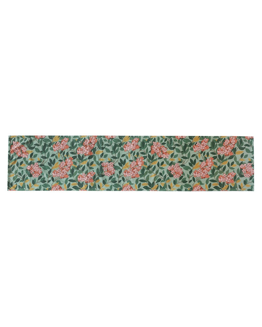 Madhumalati Velvet Table Runner | 13 x 59 inches