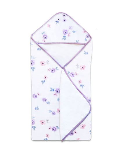 Soft Cotton Bloom Hooded Towel